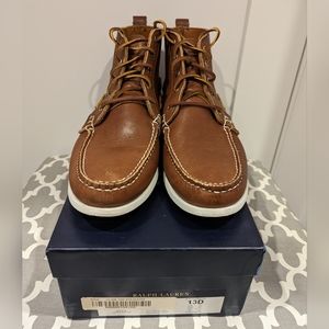 EUC Ralph Lauren Made in USA calfskin Telford Chukka